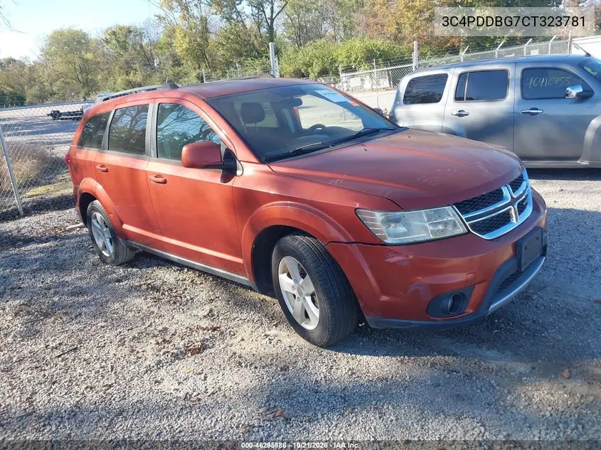DODGE JOURNEY 2012, VIN 3C4PDDBG7CT323781