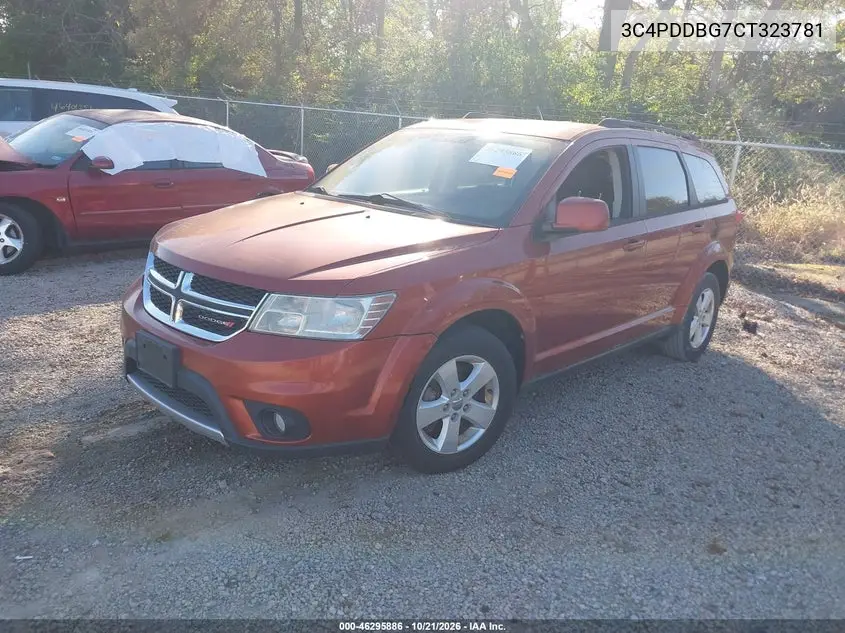 2012 DODGE JOURNEY VIN 3C4PDDBG7CT323781 — фото 2