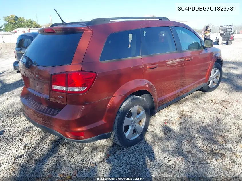 2012 DODGE JOURNEY VIN 3C4PDDBG7CT323781 — фото 4