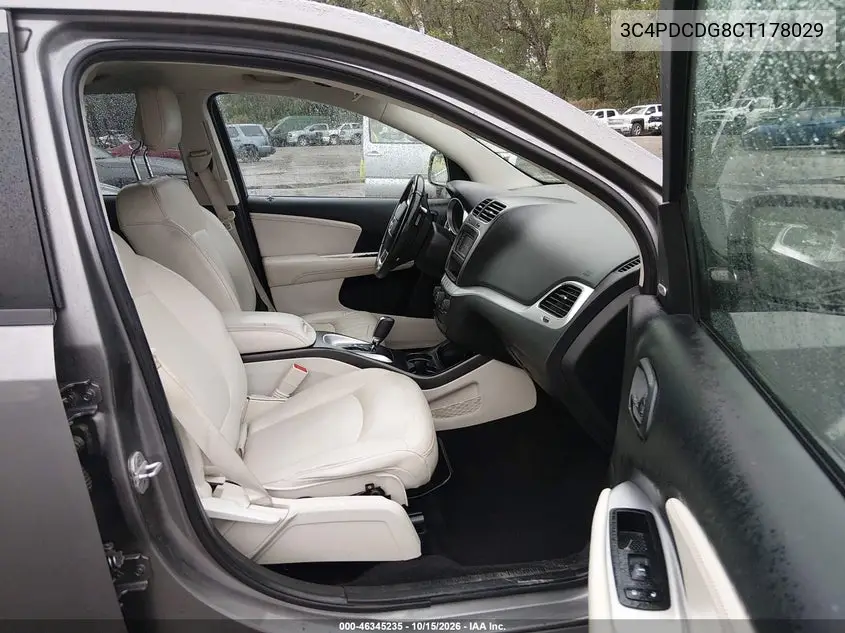 2012 DODGE JOURNEY VIN 3C4PDCDG8CT178029 — фото 5