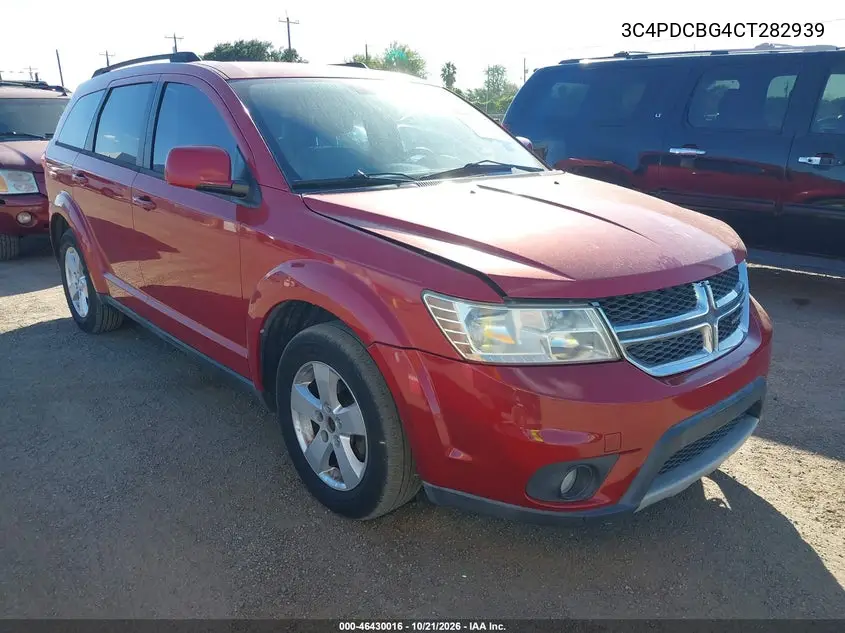 DODGE JOURNEY 2012, VIN 3C4PDCBG4CT282939