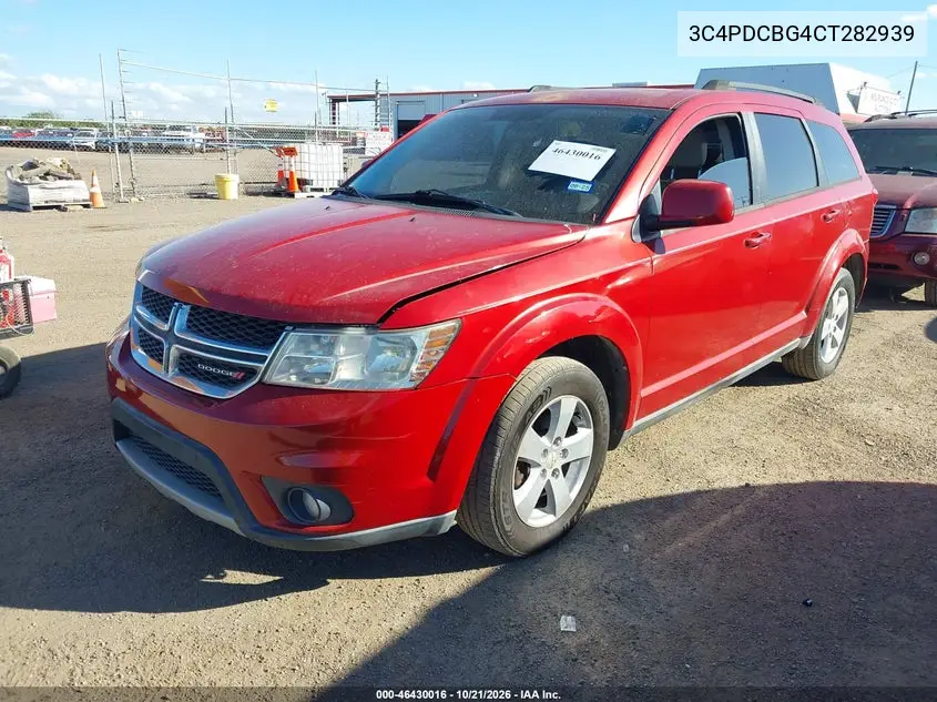 2012 DODGE JOURNEY VIN 3C4PDCBG4CT282939 — фото 2