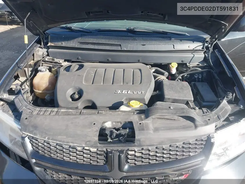 2013 DODGE JOURNEY VIN 3C4PDDEG2DT591831 — фото 10