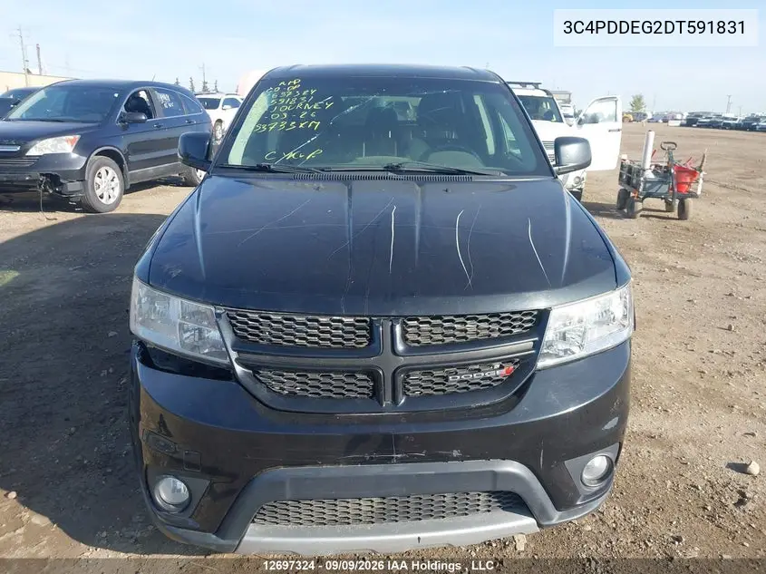 2013 DODGE JOURNEY VIN 3C4PDDEG2DT591831 — фото 12