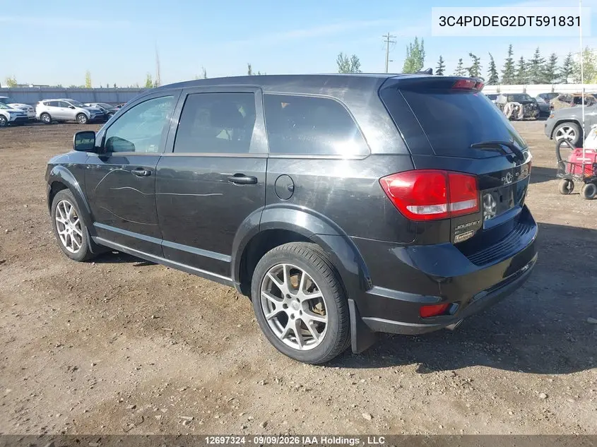 2013 DODGE JOURNEY VIN 3C4PDDEG2DT591831 — фото 3
