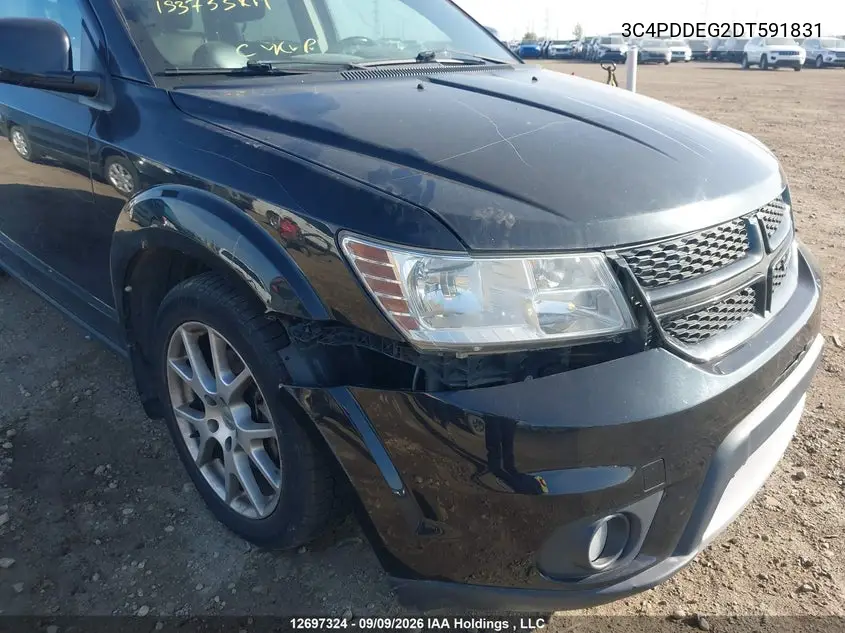 2013 DODGE JOURNEY VIN 3C4PDDEG2DT591831 — фото 6