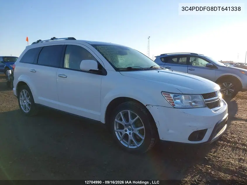 DODGE JOURNEY 2013, VIN 3C4PDDFG8DT641338