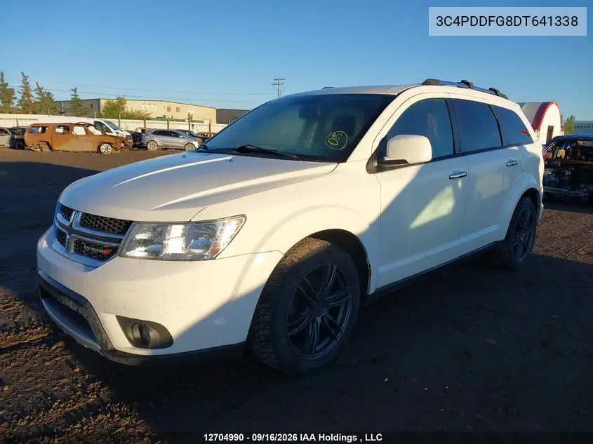 2013 DODGE JOURNEY VIN 3C4PDDFG8DT641338 — фото 2