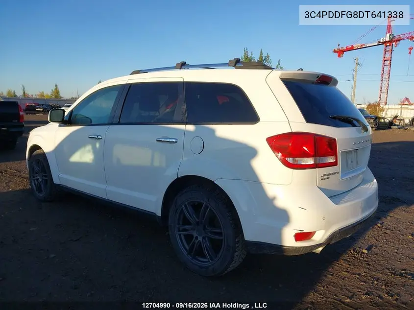 2013 DODGE JOURNEY VIN 3C4PDDFG8DT641338 — фото 3