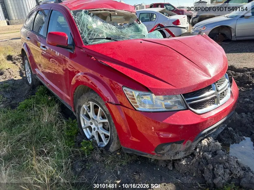 DODGE JOURNEY 2013, VIN 3C4PDDFG9DT549154