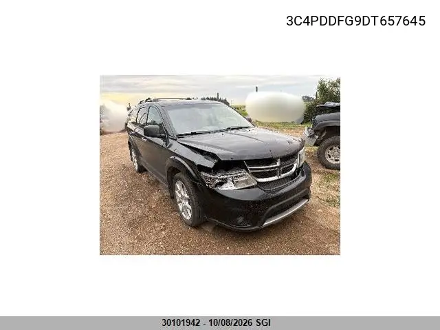 DODGE JOURNEY 2013, VIN 3C4PDDFG9DT657645