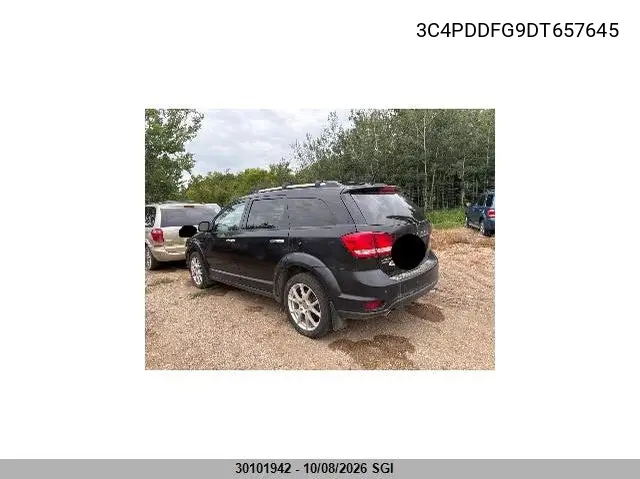 2013 DODGE JOURNEY VIN 3C4PDDFG9DT657645 — фото 3