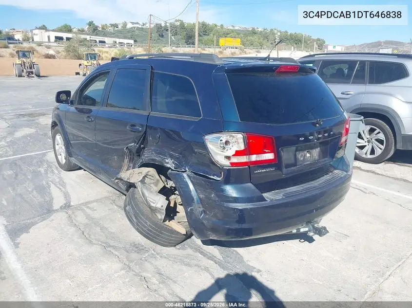 2013 DODGE JOURNEY VIN 3C4PDCAB1DT646838 — фото 3