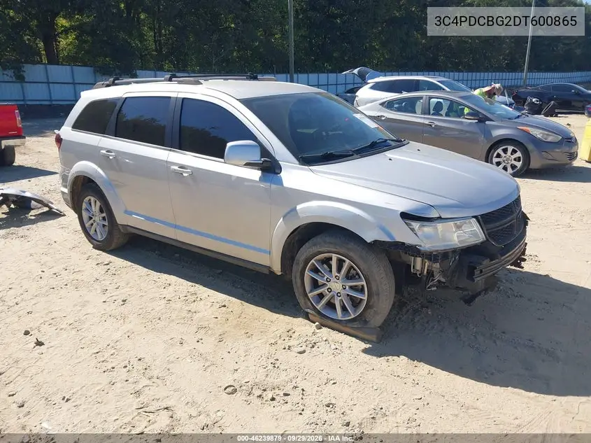 DODGE JOURNEY 2013, VIN 3C4PDCBG2DT600865