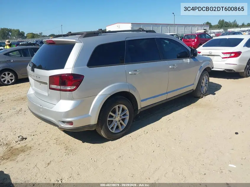 2013 DODGE JOURNEY VIN 3C4PDCBG2DT600865 — фото 4