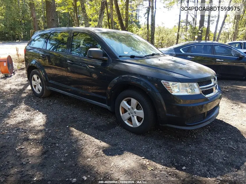 DODGE JOURNEY 2013, VIN 3C4PDCAB8DT593975