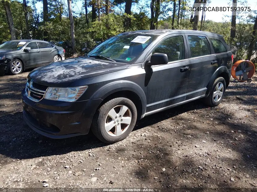2013 DODGE JOURNEY VIN 3C4PDCAB8DT593975 — фото 2