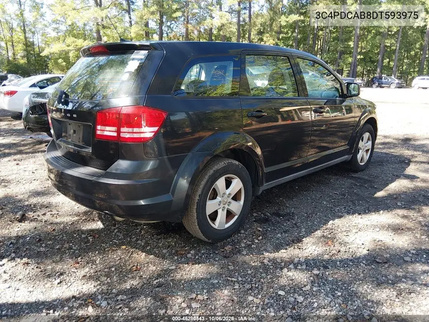 2013 DODGE JOURNEY VIN 3C4PDCAB8DT593975 — фото 4