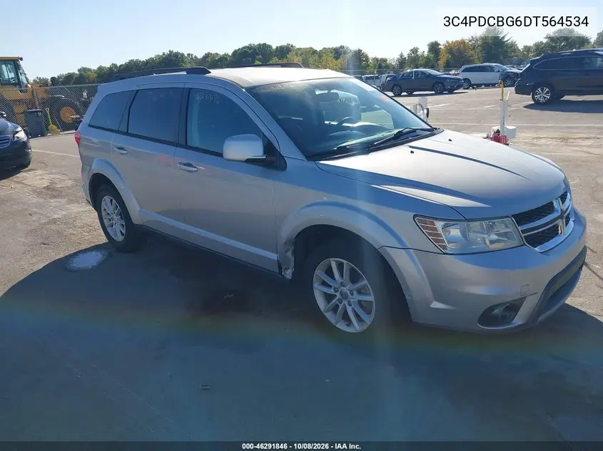 DODGE JOURNEY 2013, VIN 3C4PDCBG6DT564534