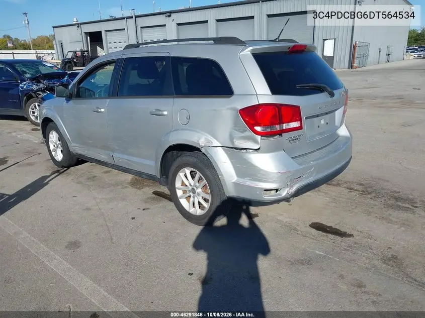 2013 DODGE JOURNEY VIN 3C4PDCBG6DT564534 — фото 3