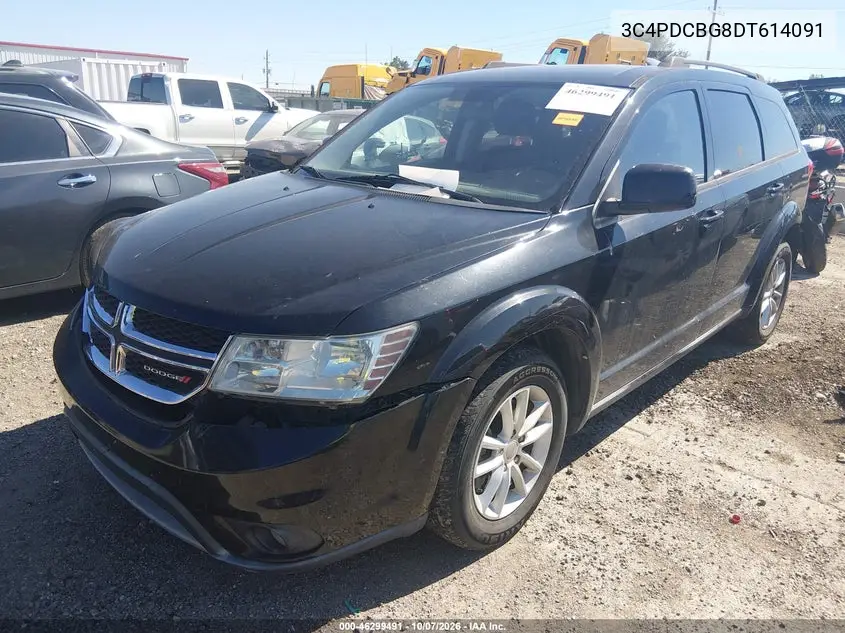 2013 DODGE JOURNEY VIN 3C4PDCBG8DT614091 — фото 2