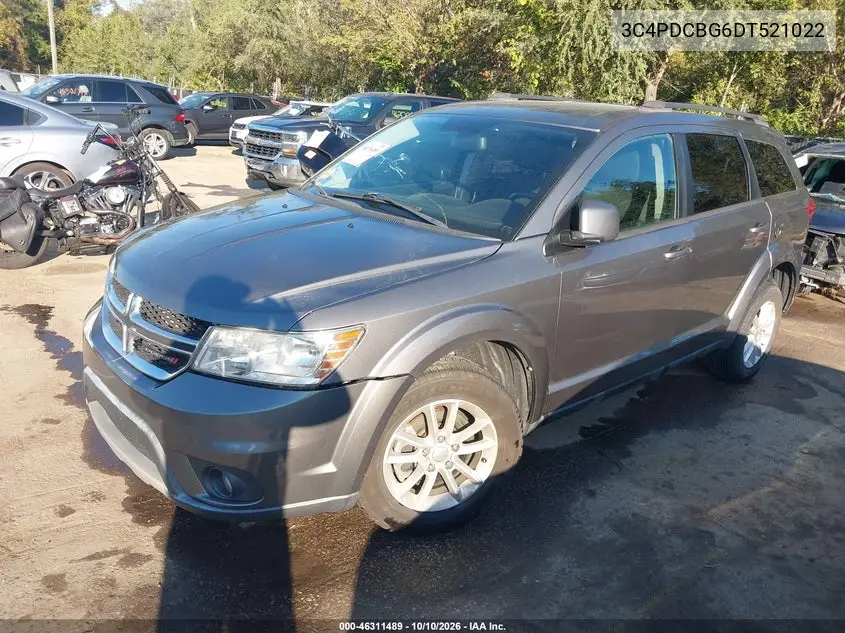 2013 DODGE JOURNEY VIN 3C4PDCBG6DT521022 — фото 2