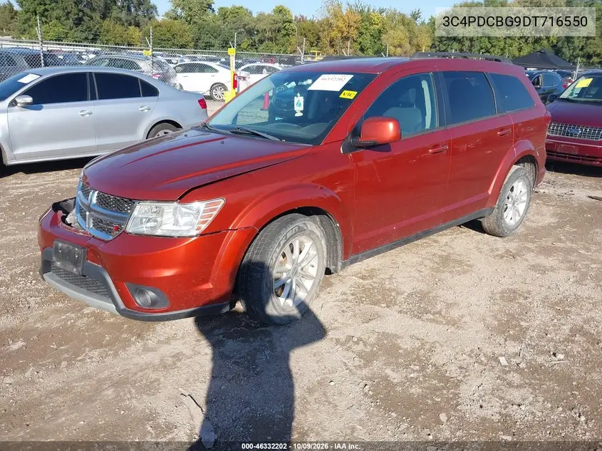 2013 DODGE JOURNEY VIN 3C4PDCBG9DT716550 — фото 2