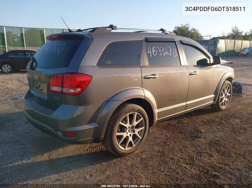 2013 DODGE JOURNEY VIN 3C4PDDFG6DT518511 — фото 4