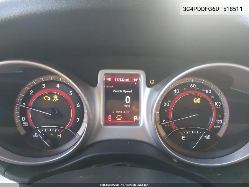 2013 DODGE JOURNEY VIN 3C4PDDFG6DT518511 — фото 7