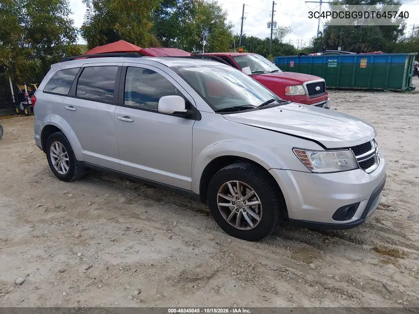 DODGE JOURNEY 2013, VIN 3C4PDCBG9DT645740