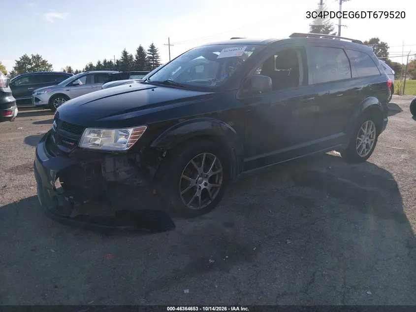 2013 DODGE JOURNEY VIN 3C4PDCEG6DT679520 — фото 2