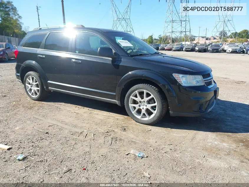 DODGE JOURNEY 2013, VIN 3C4PDCDG2DT588777