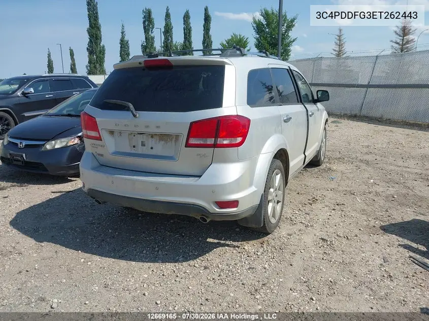 2014 DODGE JOURNEY VIN 3C4PDDFG3ET262443 — фото 4