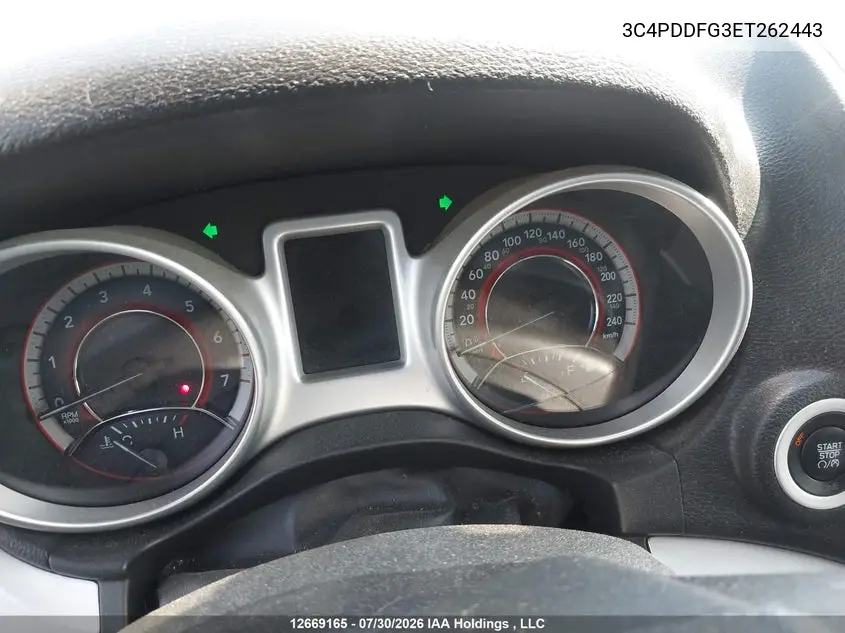 2014 DODGE JOURNEY VIN 3C4PDDFG3ET262443 — фото 7