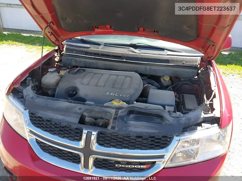 2014 DODGE JOURNEY VIN 3C4PDDFG8ET223637 — фото 10