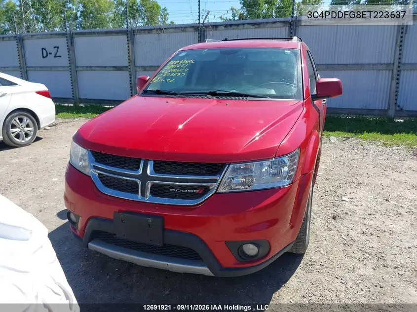 2014 DODGE JOURNEY VIN 3C4PDDFG8ET223637 — фото 13