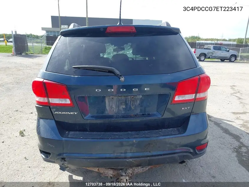2014 DODGE JOURNEY VIN 3C4PDCCG7ET223417 — фото 16