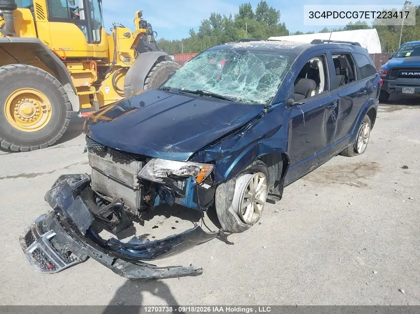 2014 DODGE JOURNEY VIN 3C4PDCCG7ET223417 — фото 6