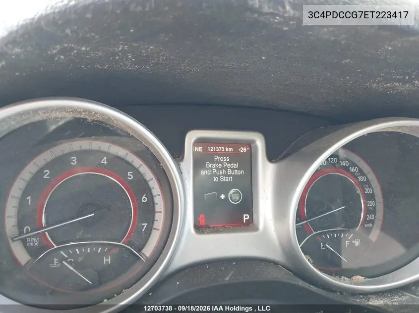 2014 DODGE JOURNEY VIN 3C4PDCCG7ET223417 — фото 7