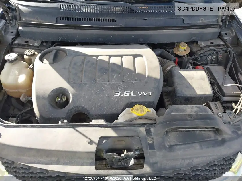 2014 DODGE JOURNEY VIN 3C4PDDFG1ET199407 — фото 10