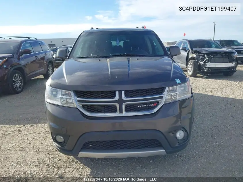 2014 DODGE JOURNEY VIN 3C4PDDFG1ET199407 — фото 12
