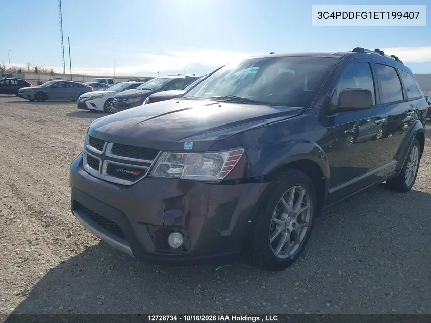 2014 DODGE JOURNEY VIN 3C4PDDFG1ET199407 — фото 6