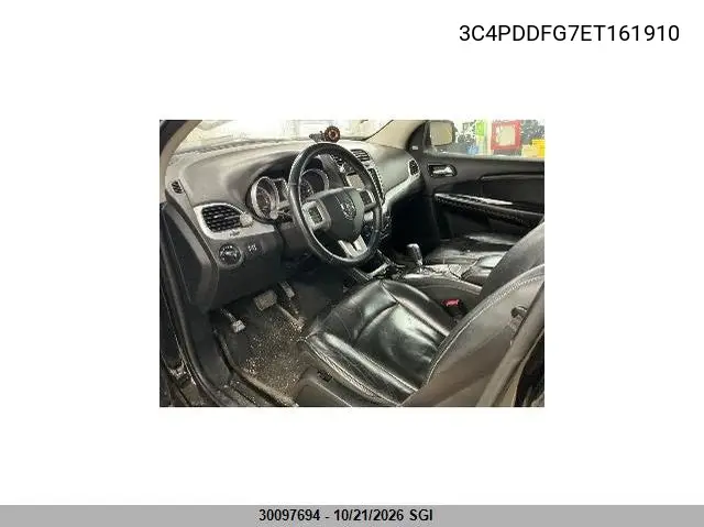 2014 DODGE JOURNEY VIN 3C4PDDFG7ET161910 — фото 2