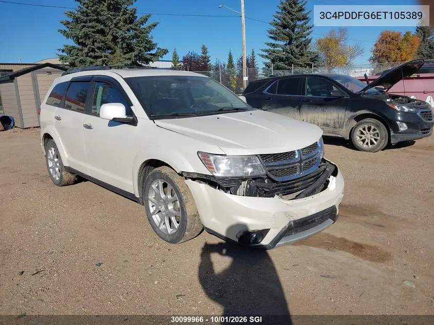 DODGE JOURNEY 2014, VIN 3C4PDDFG6ET105389