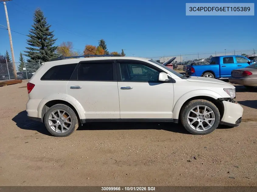 2014 DODGE JOURNEY VIN 3C4PDDFG6ET105389 — фото 13