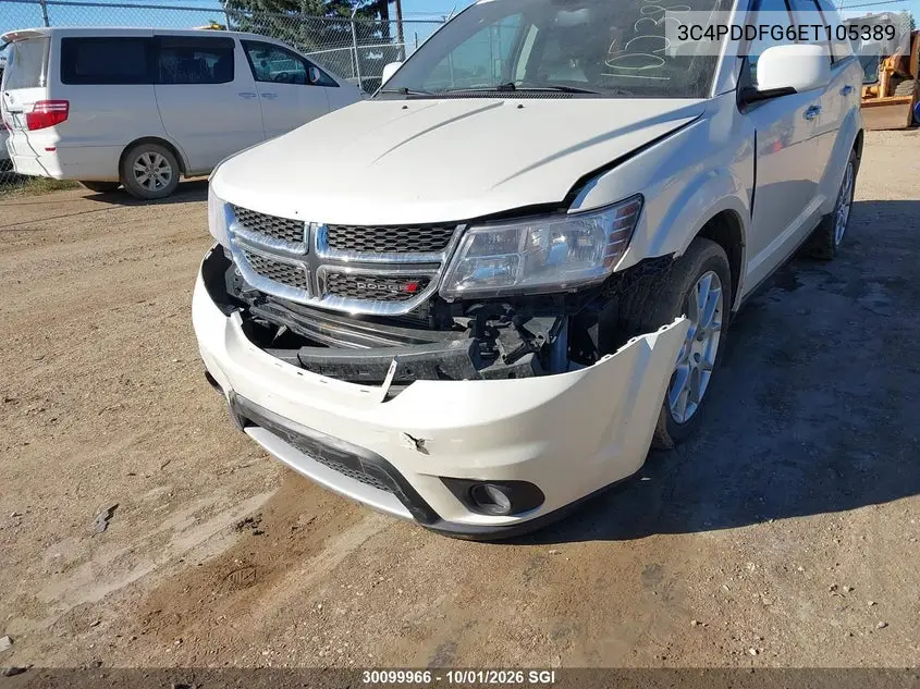 2014 DODGE JOURNEY VIN 3C4PDDFG6ET105389 — фото 6