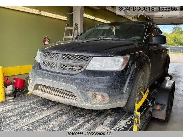 2014 DODGE JOURNEY VIN 3C4PDCCG1ET155356 — фото 2