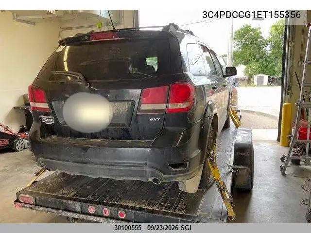 2014 DODGE JOURNEY VIN 3C4PDCCG1ET155356 — фото 4