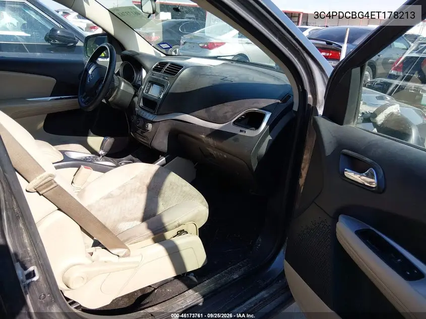 2014 DODGE JOURNEY VIN 3C4PDCBG4ET178213 — фото 5