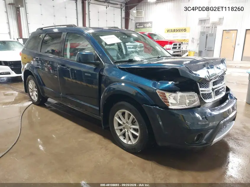 DODGE JOURNEY 2014, VIN 3C4PDDBG2ET118260